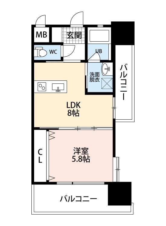 ガーデン・コートSUNATSU 間取り