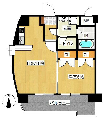 ウィルステージ古船場 間取り