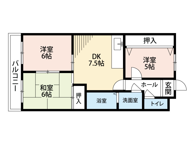 ホウシュウエイト小倉南 間取り