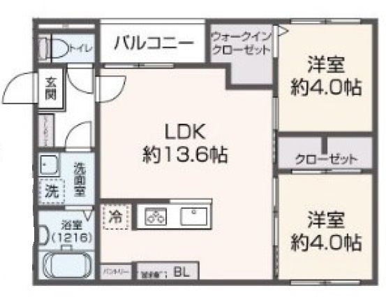 シュロス陣原 間取り