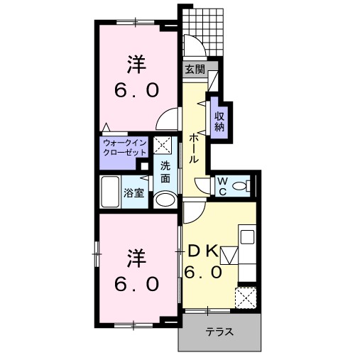 エスペランサＢ 間取り