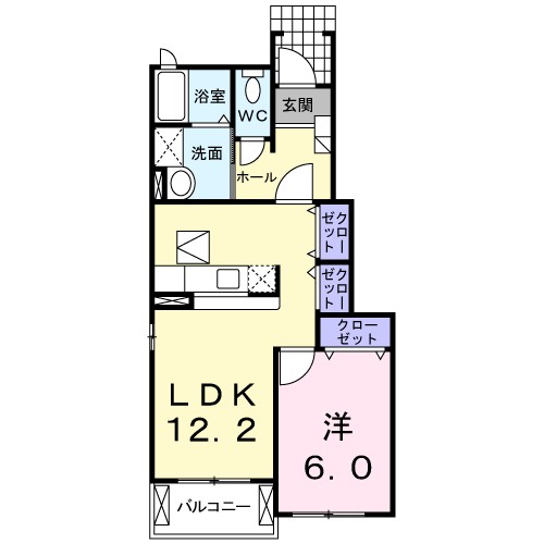 レフィナード三番街　Ⅱ 間取り