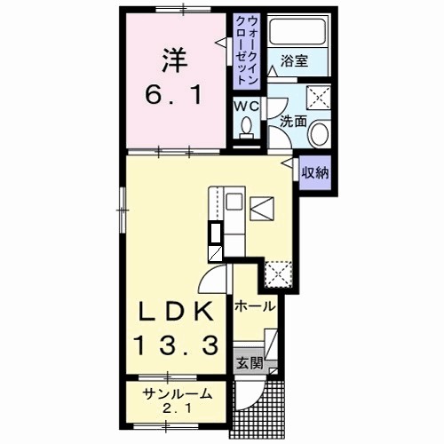 ボヌール金木犀　Ⅲ 間取り