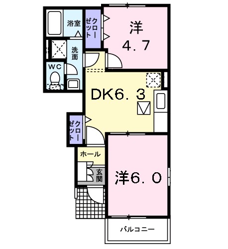 ファミーユ　Ｍ　Ａ 間取り