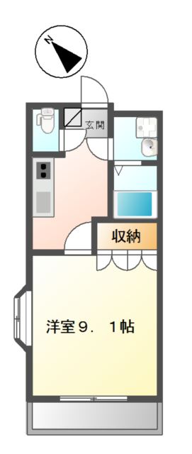 グレースコートⅡ 間取り
