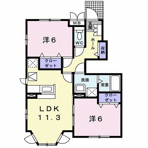 カサブローテ 間取り