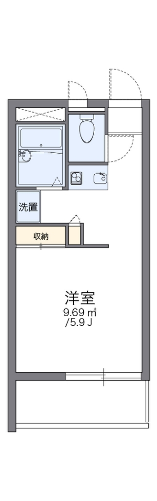 レオパレスバロン・ドール 間取り