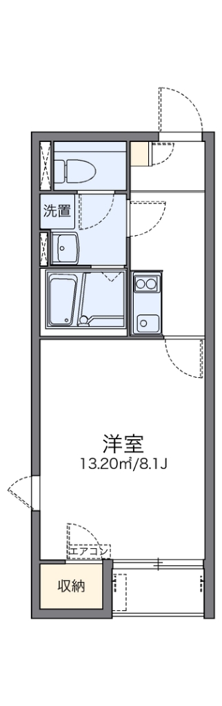 レオネクスト戸畑東 代表的な間取のため実際の間取とは異なる場合があります