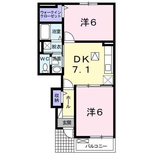 ベル　コリーヌＡ 間取り