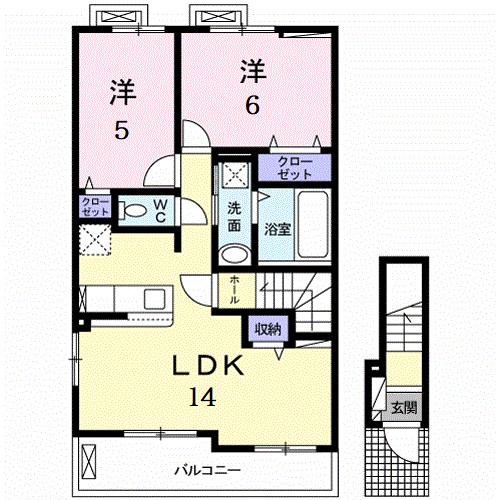 ＰＡＲＫＳＩＤＥ　ＣＯＵＲＴⅠ 間取り