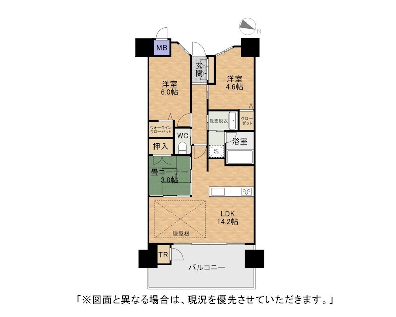 ライブスクエア小倉駅オーシャンテラス 間取り