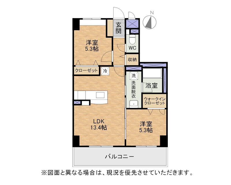 M the be KOKURA Entrada 間取り