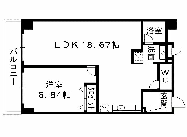 タカフジ・アパートメント 間取り