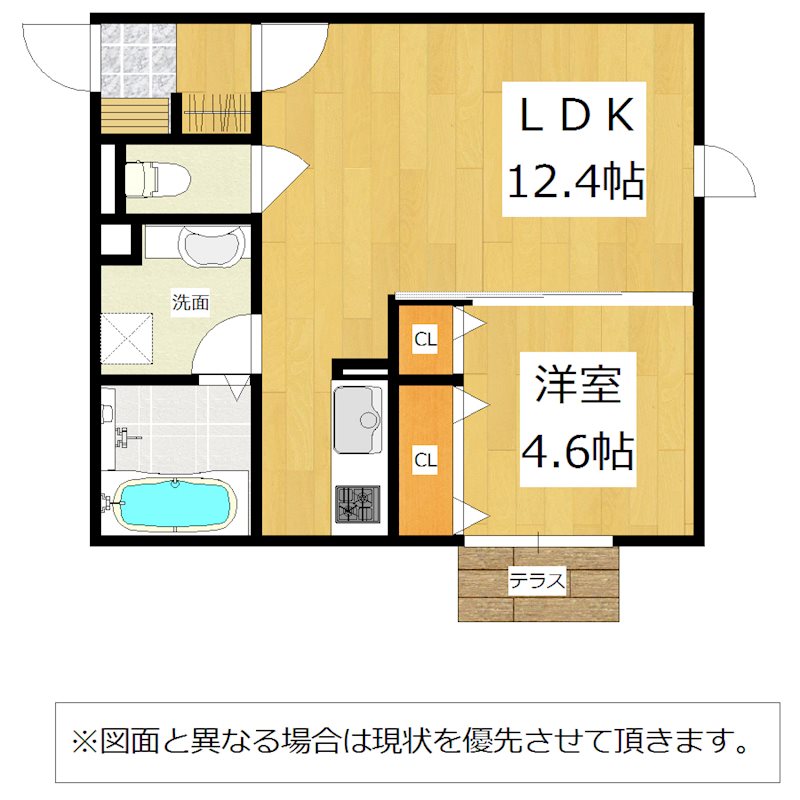 Polonia Matsubara A棟 間取り