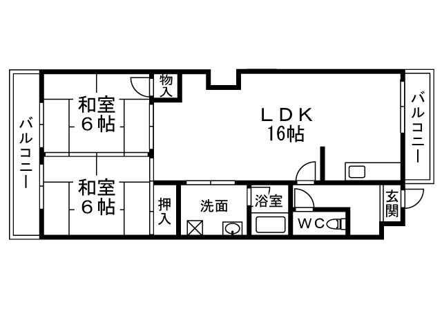 大八ビル(門司) 間取り
