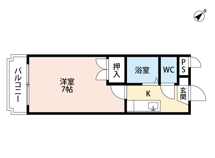シャトレ徳力 間取り