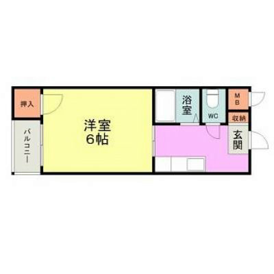 シャトレ天神 間取り