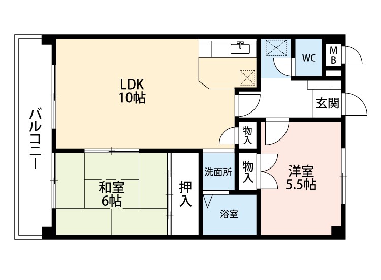 アーバンプラザ21 間取り