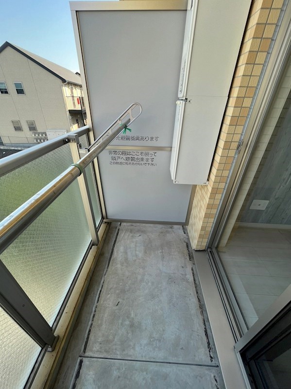 Studie KOKURA NORTH ベランダ