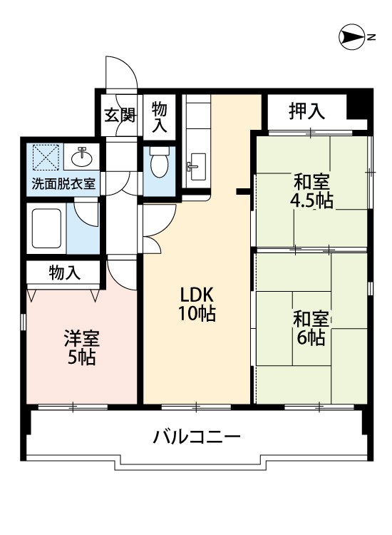 ラフィーネ戸畑 間取り