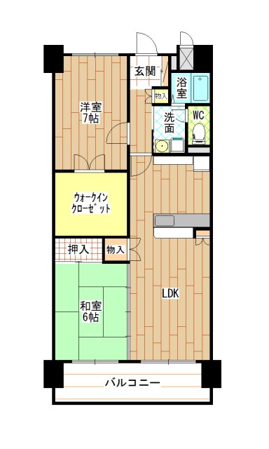 シャトレ大手町Ｎ棟 間取り
