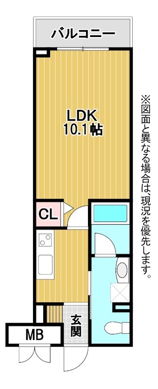 ニシコービルディング門司 間取り