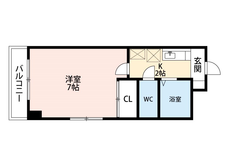 バームコート  間取り