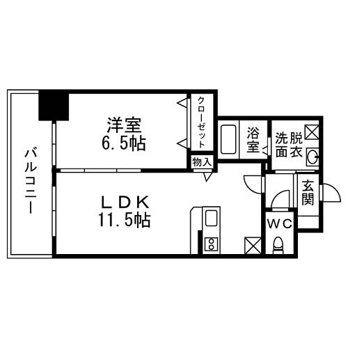 サンシャイン十番館.曽根 間取り