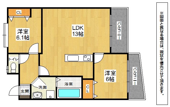 アビタシオン蒲生   間取り