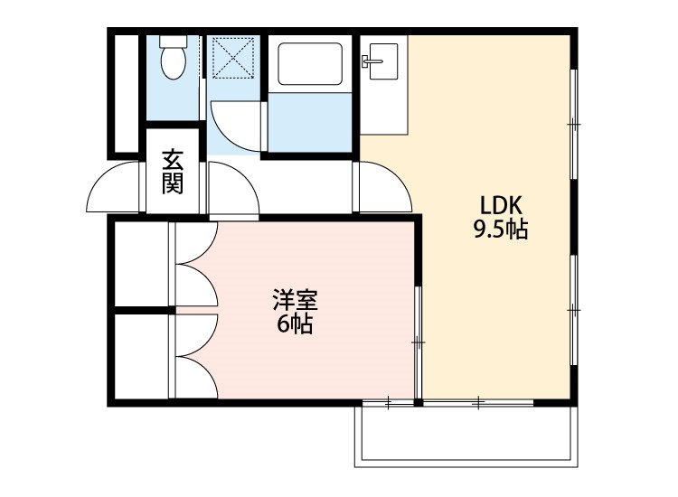 THE SQUARE・Orio Residence  間取り