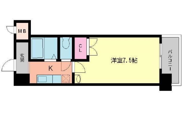 Ｓ．Ｋ．Ｃｉｔｙ八幡 間取り