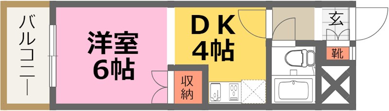 共立No.14（第14共立ビル） 間取り