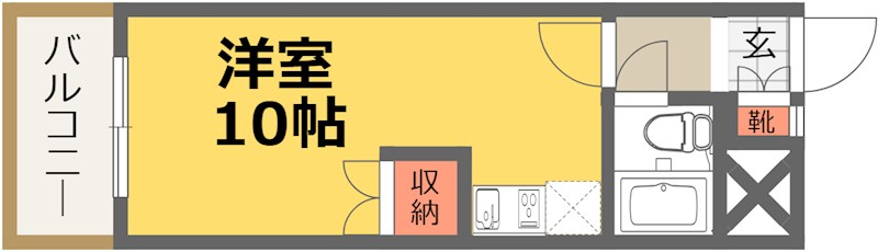 共立No.14（第14共立ビル） 間取り