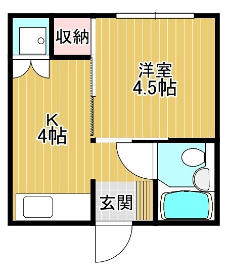 シティ花房 間取り