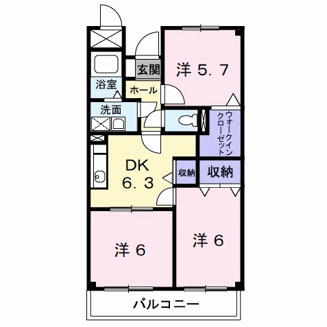 ハイツピュアティ 間取り