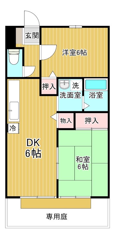 ビーライン木屋瀬 間取り