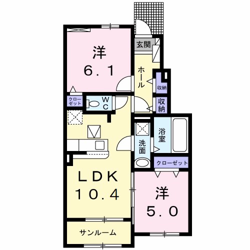 ルタン木屋瀬 間取り