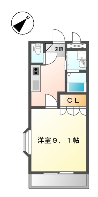 アメニティ徳力 間取り