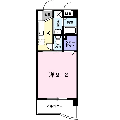 エヴァーグリーンＭ 間取り