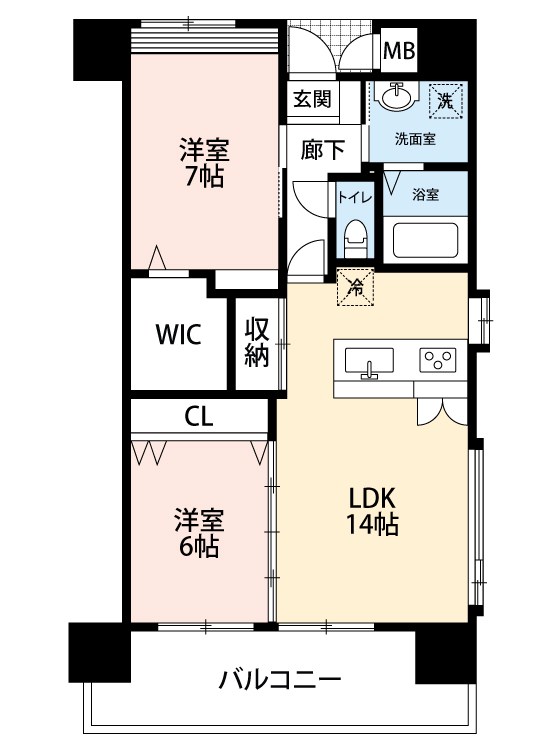 フォーストリングス竪町 間取り