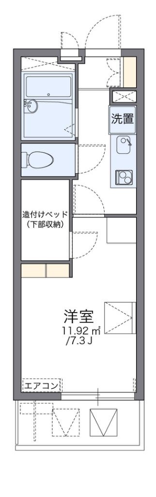 レオパレスせんだん 間取り