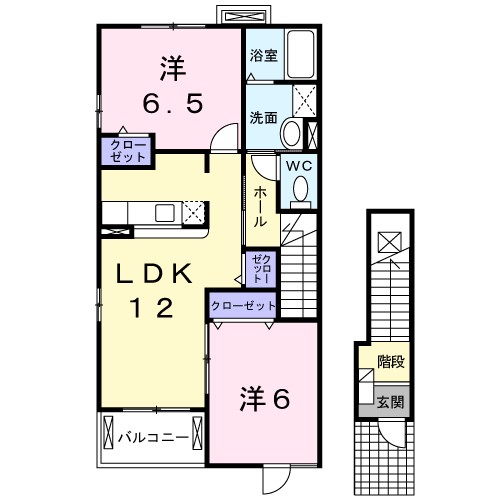 ライフサニー浅川Ⅲ 間取り