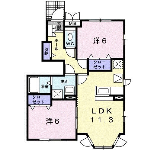 カサブローテ 間取り