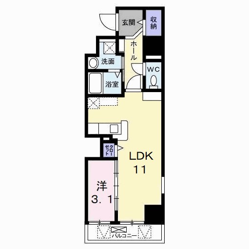 シェーナ下到津 間取り