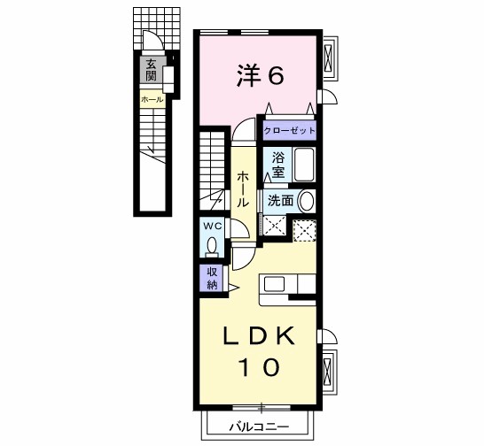 サニーヴィラ　Ａ 間取り