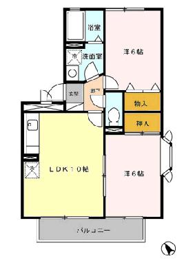 クレセント鴨生田 間取り