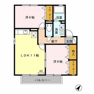 セジュール学園台 間取り