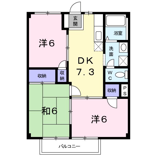 コーポ畠田 間取り