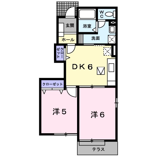 ベルデュールⅡ 間取り