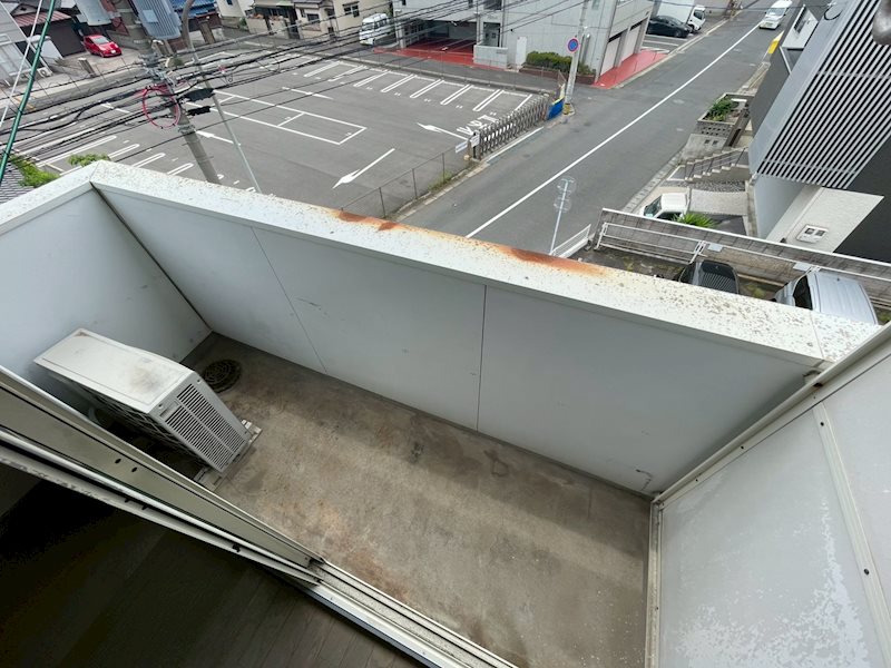 白石ビルⅡ ベランダ